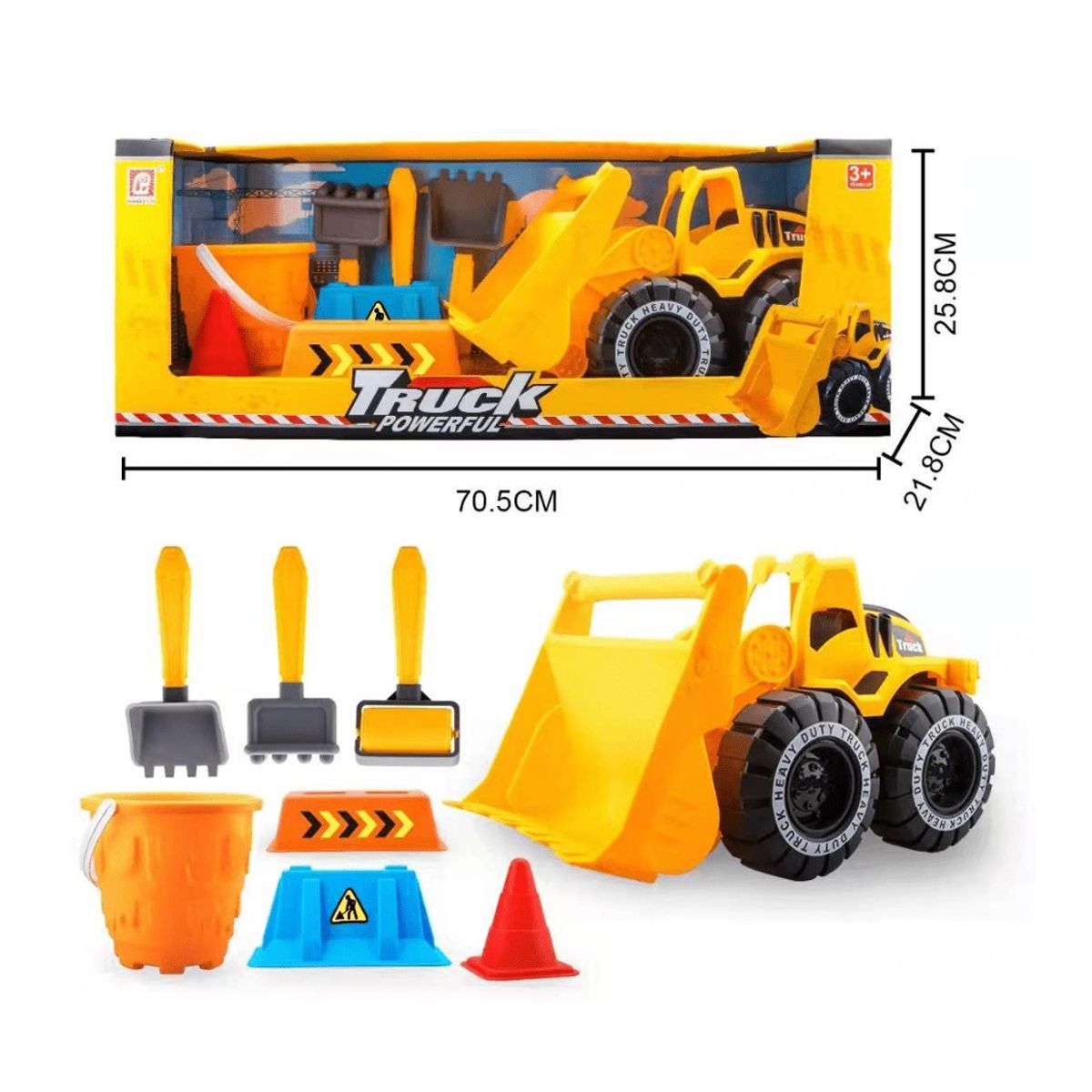 GENERICO - Juguete Bulldozer Set de Construcción