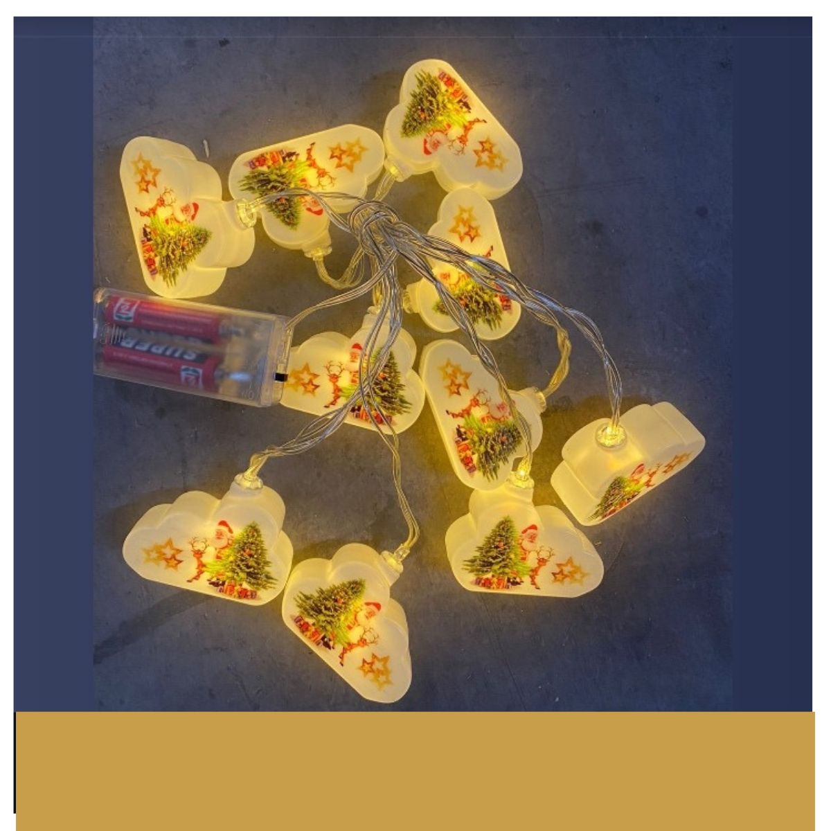 GENERICO - Guirnalda Holograma Navideño LED