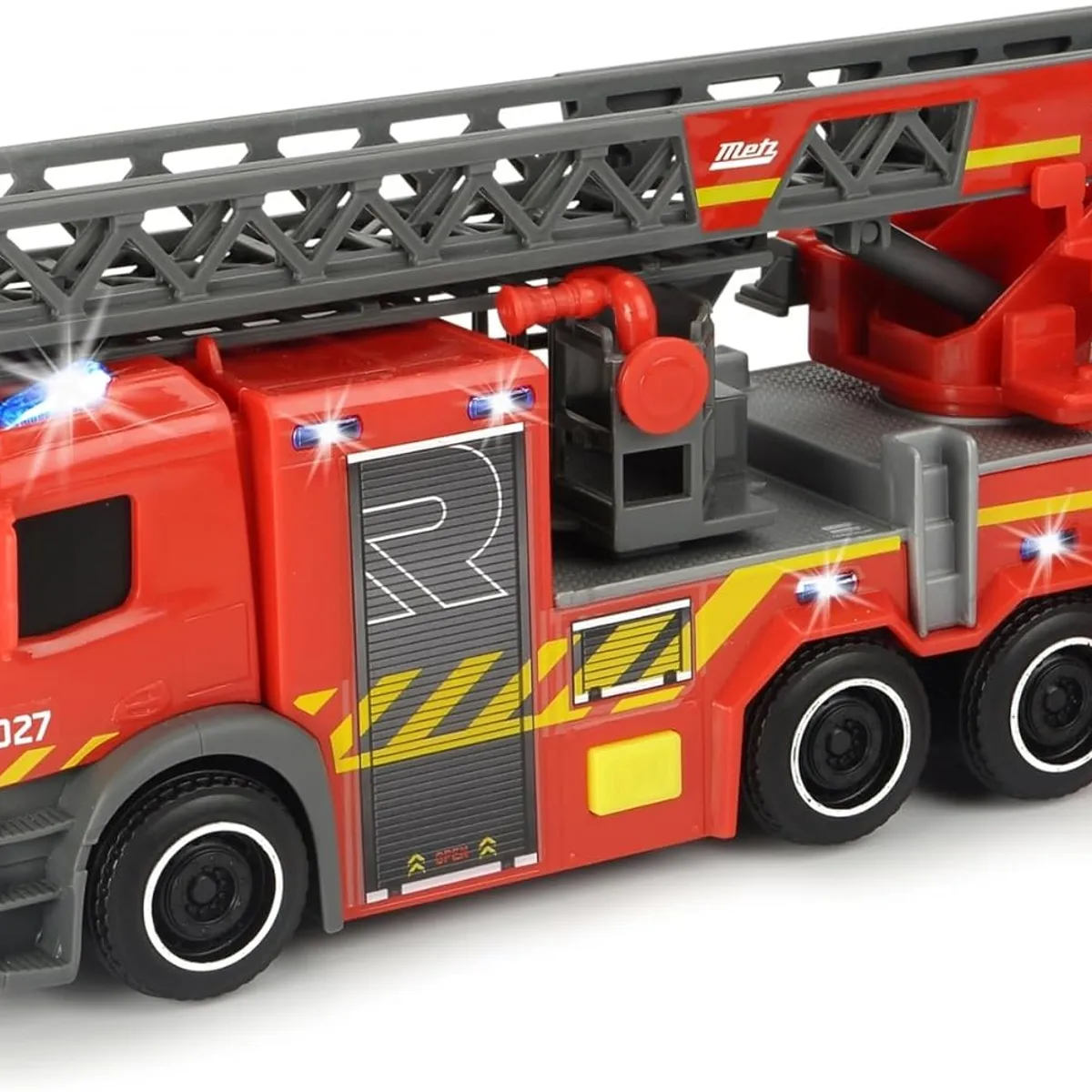 Dickie Toys - Camion de bombero Dickie escalera telescopica luces sonidos