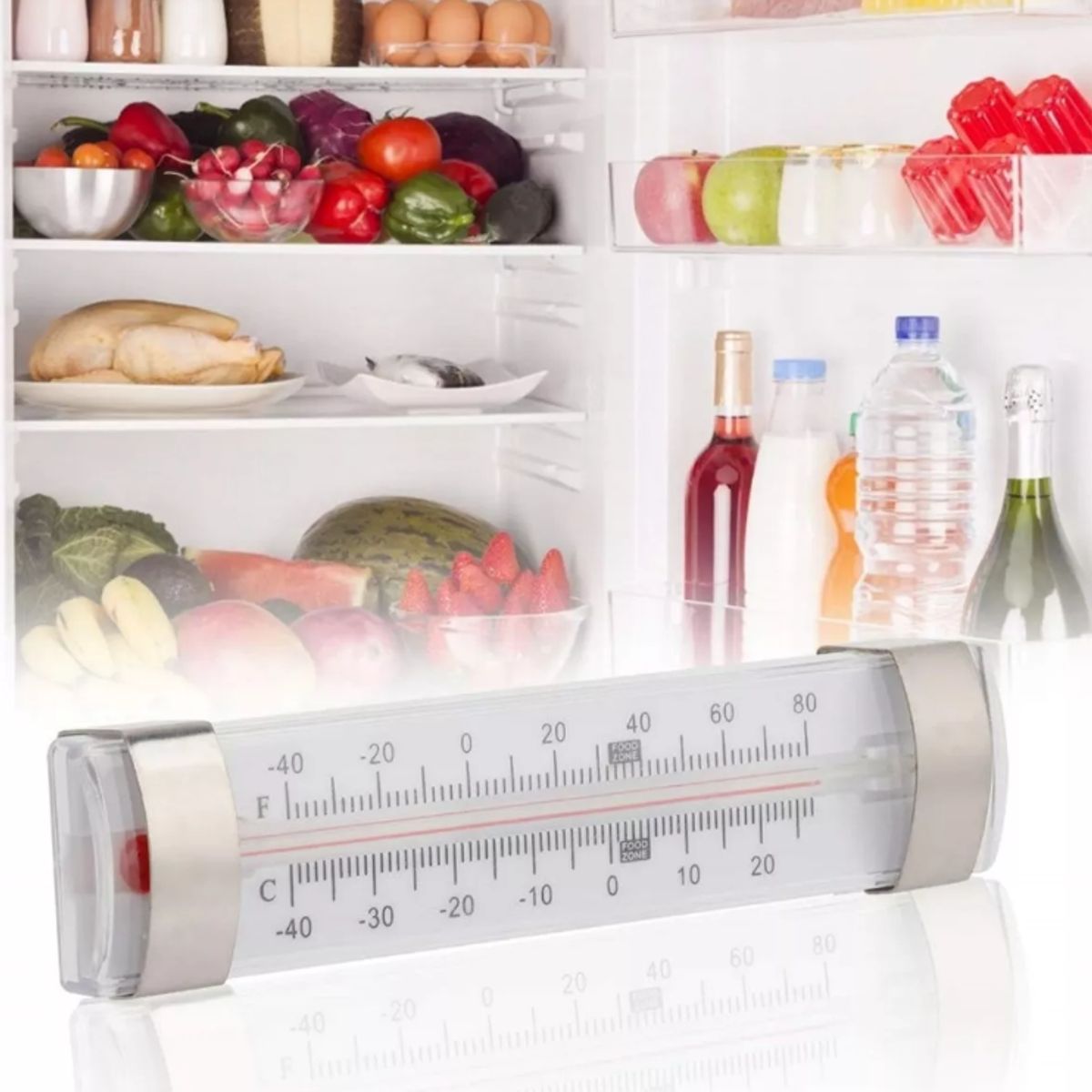 KUANGYE - Termómetro Refrigerador Congelador Frigorífico Freezer 13cm