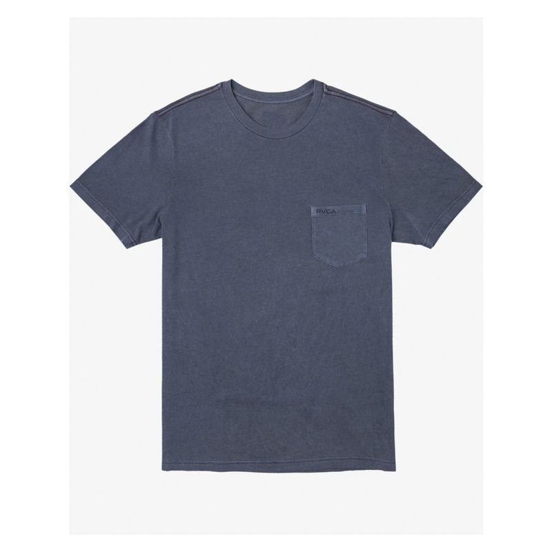 RVCA - Polera Manga Corta Hombre PTC2 Pigment Azul RVCA