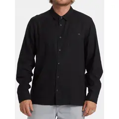 BILLABONG - Camisa Manga Larga Hombre Ricardo Negra