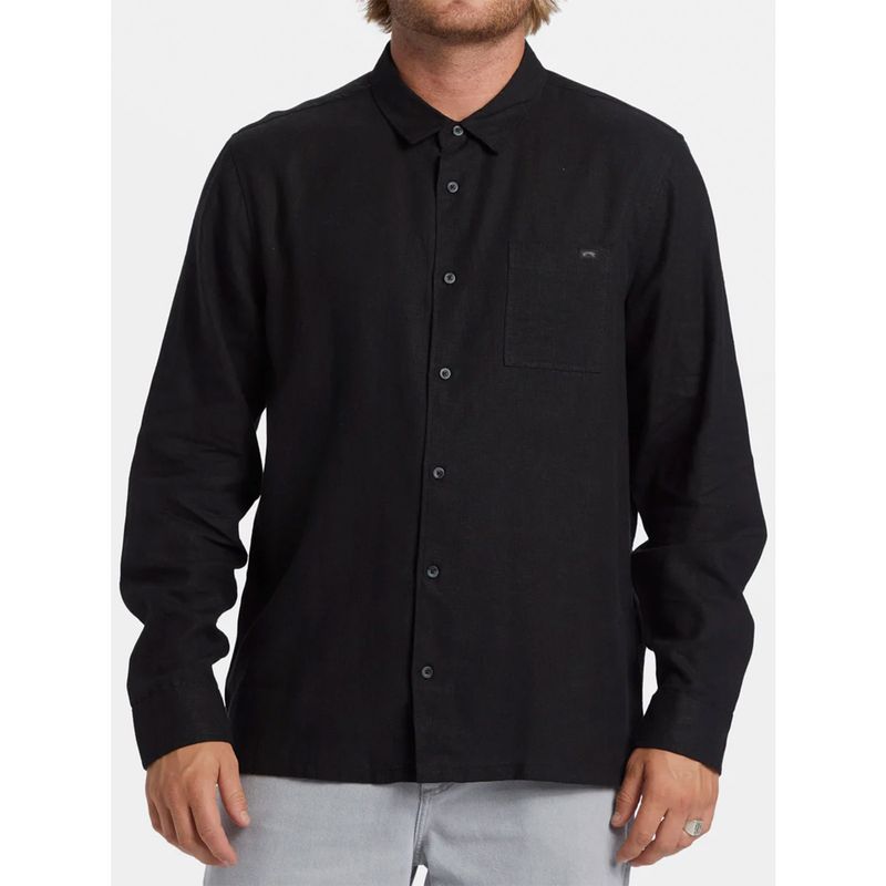BILLABONG - Camisa Manga Larga Hombre Ricardo Negra BILLABONG