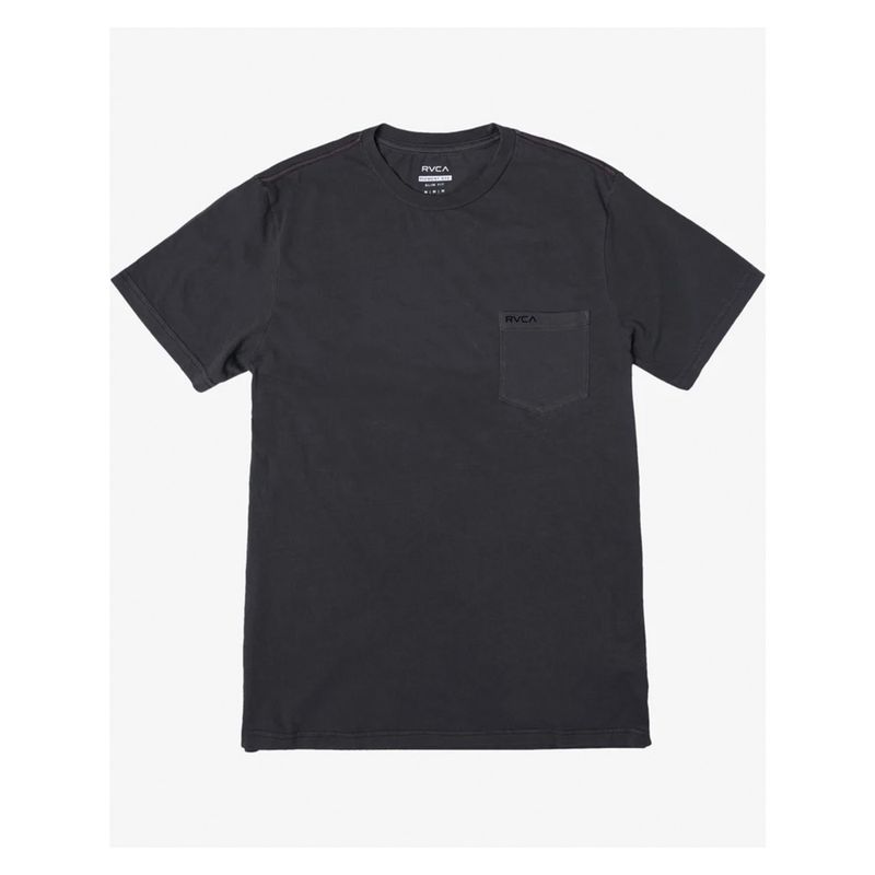 RVCA - Polera Manga Corta Hombre PTC2 Pigment Negra RVCA