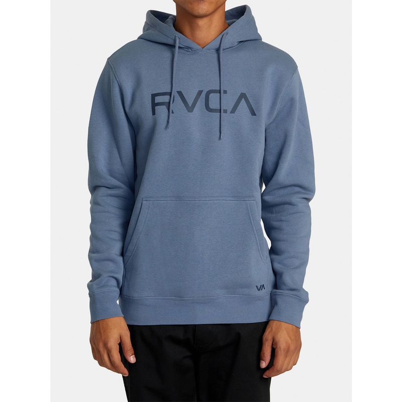 RVCA - Polerón Hombre Big Hoodie Azul RVCA