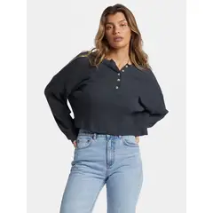 BILLABONG - Sweater Mujer Good Catch Negro