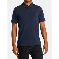 RVCA - Polera Manga Corta Hombre Balance Polo Azul
