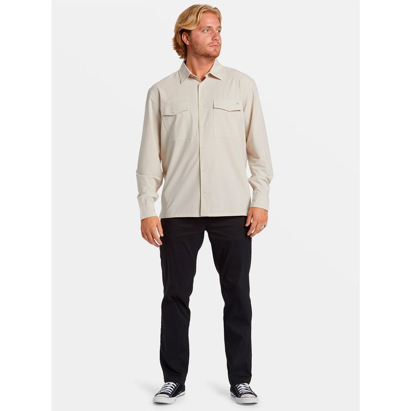 BILLABONG - Camisa Hombre Surftrek Blanca A/Div BILLABONG