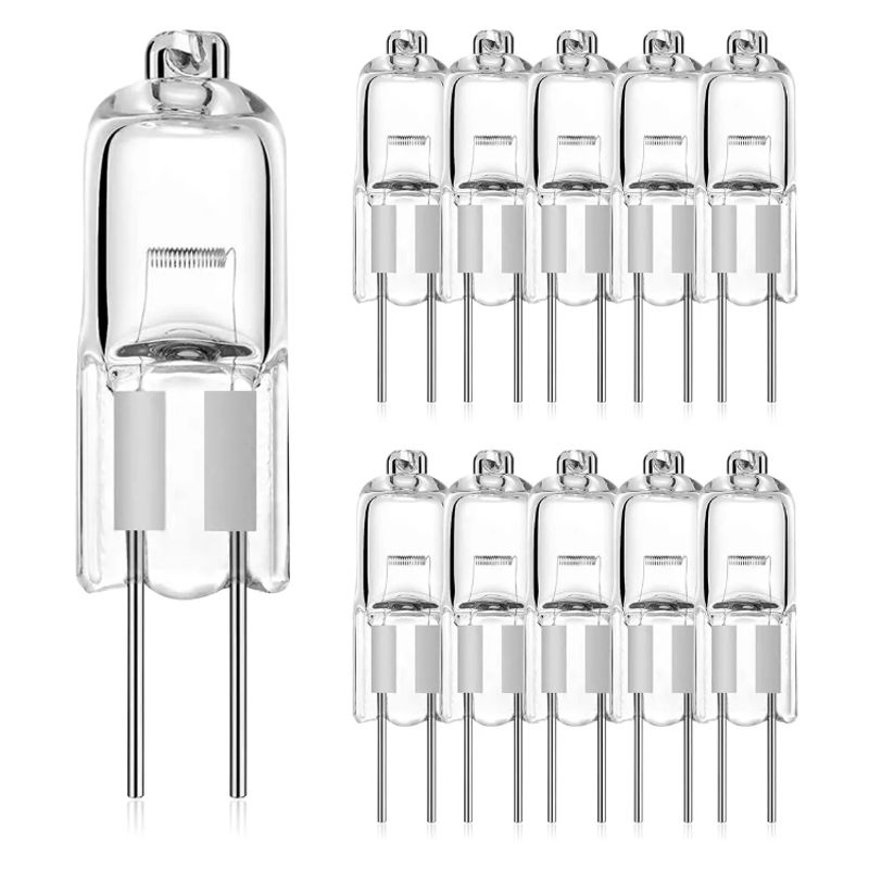 KUANGYE - Pack 10 Unid. Bombilla Halogeno G4 De 12v 20w