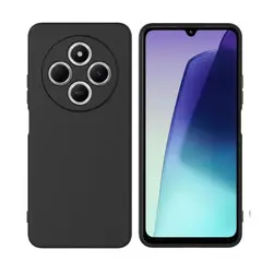 GENERICO - Carcasas Silicona Color Para Redmi 14c - Negro