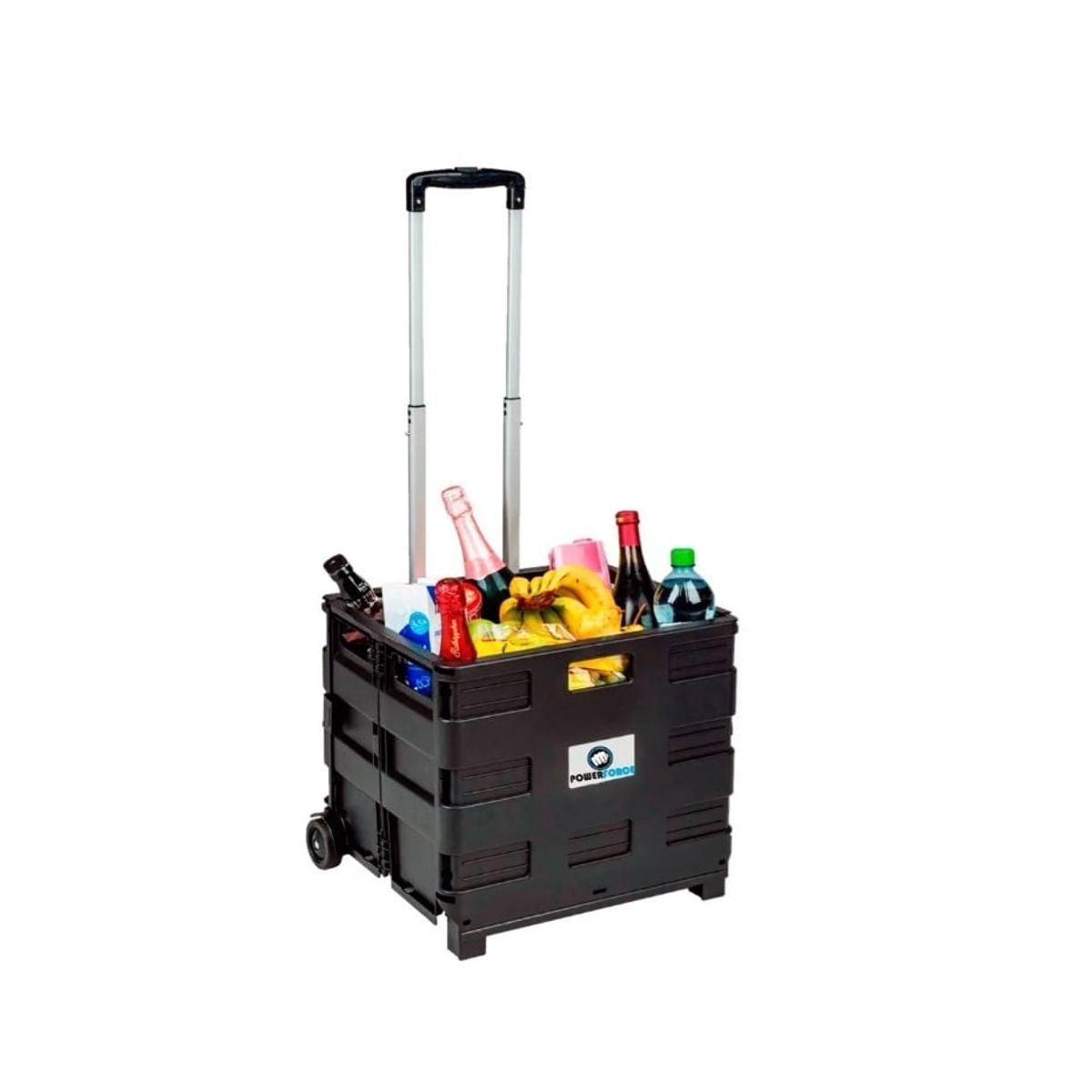 GENERICO - Carro De Feria Plegable 25 Lts Negro