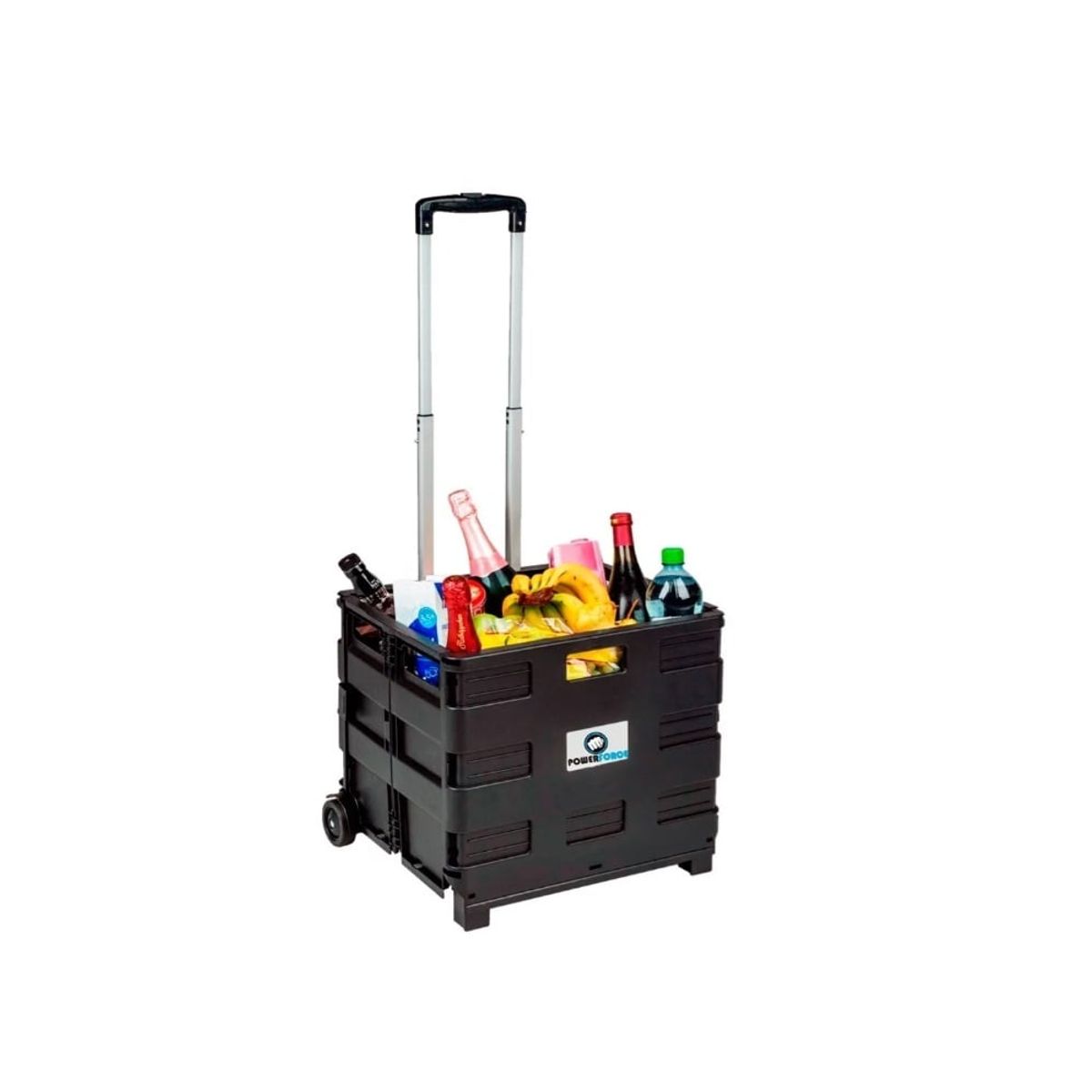 GENERICO - Carro De Feria Plegable 25 Lts Negro