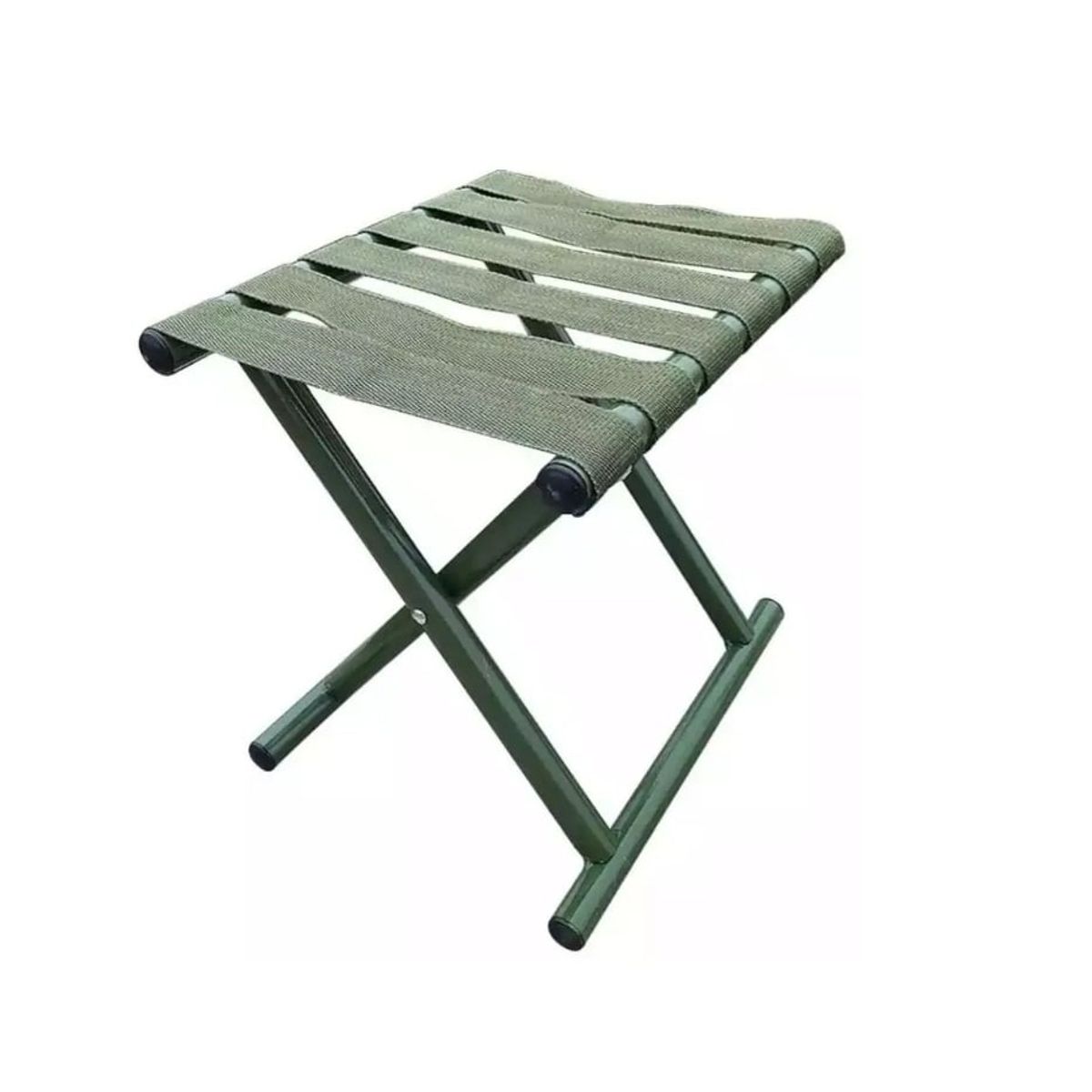 GENERICO - Silla Portátil Piso Plegable Camping Caza Playa 33 Cm Verde