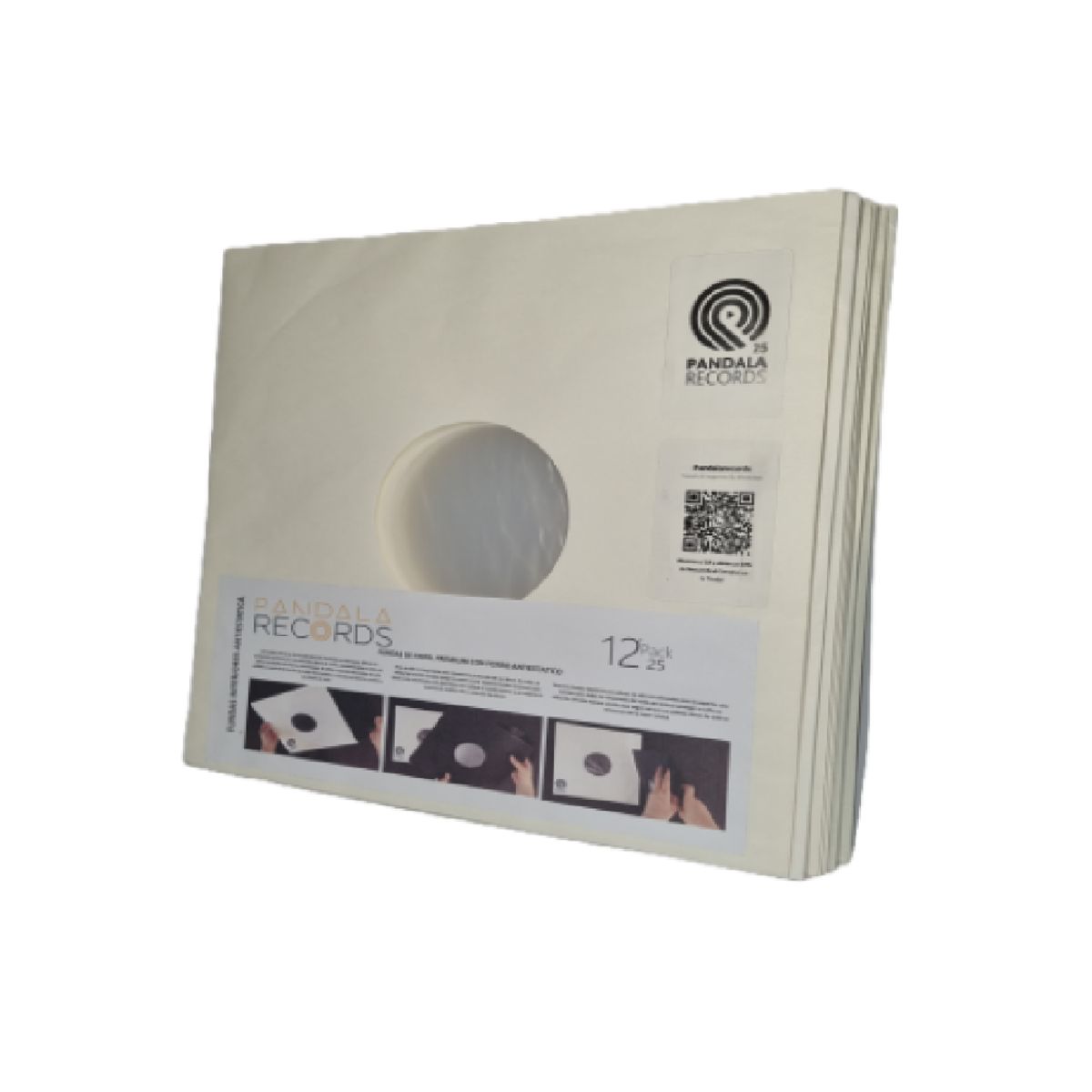 GENERICO - Fundas internas antiestática para vinilos 25un blancas