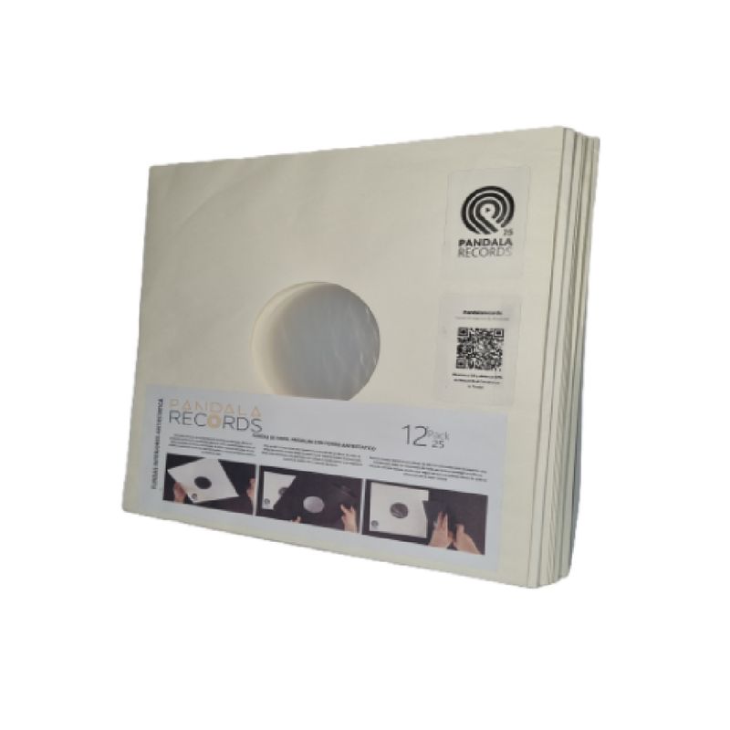 GENERICO - Fundas internas antiestática para vinilos 25un blancas
