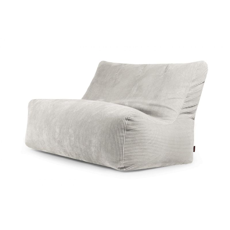 GENERICO - Pouf Sofa Seat Waves Snow