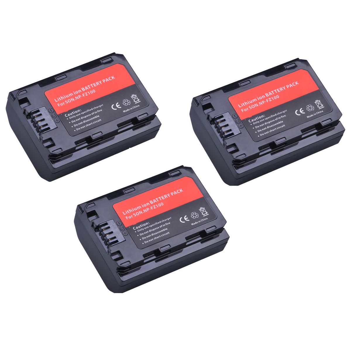 GENERICO - 3 BATERÍA NP-FZ100 SONY ALTERNATIVA