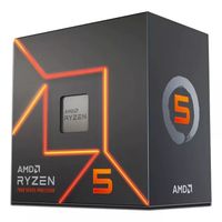 Procesador AMD Ryzen 5 7600, AM5, 3.8 GHz (hasta 5.1 GHz), 6 Núcleos