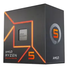 AMD CORP - Procesador AMD Ryzen 5 7600, AM5, 3.8 GHz (hasta 5.1 GHz), 6 Núcleos