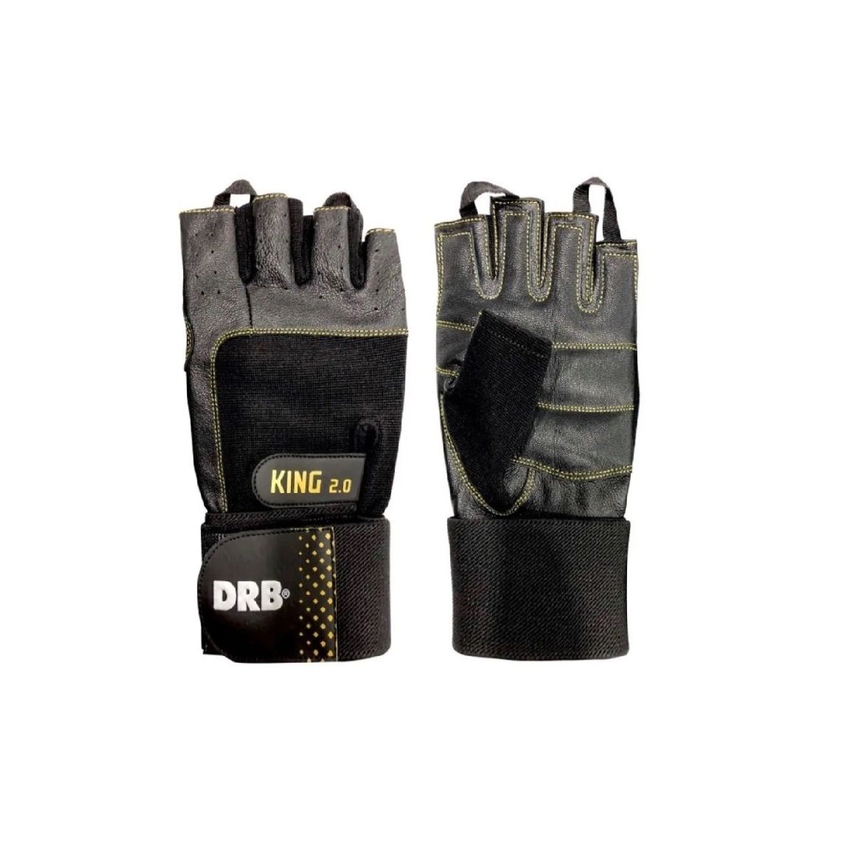 GENERICO - Guantes Fitness King Drb Cuero Entrenamiento L