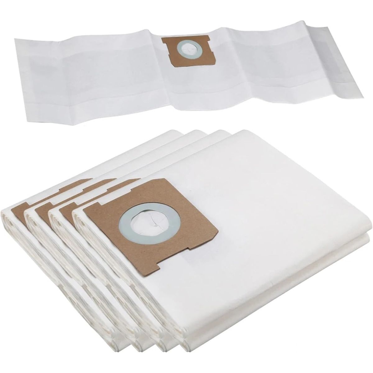 KUANGYE - 5 Bolsas De Papel Para Aspiradora Karcher Wd1 Mv1