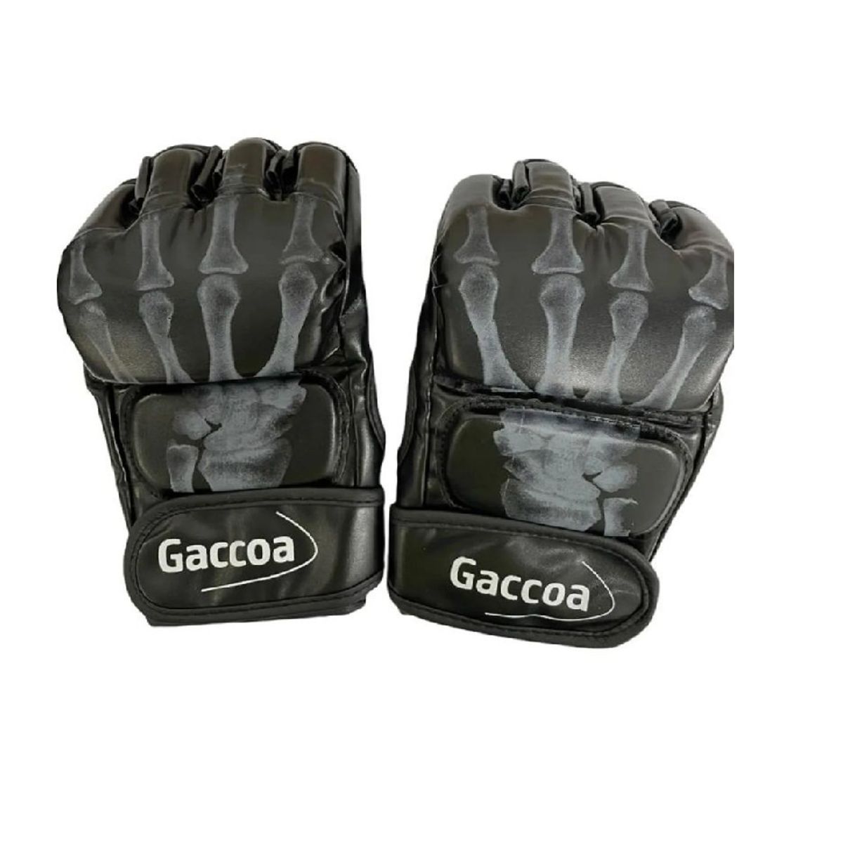 GENERICO - Guante Box Ufc Muay Thai Negro ML Hueso