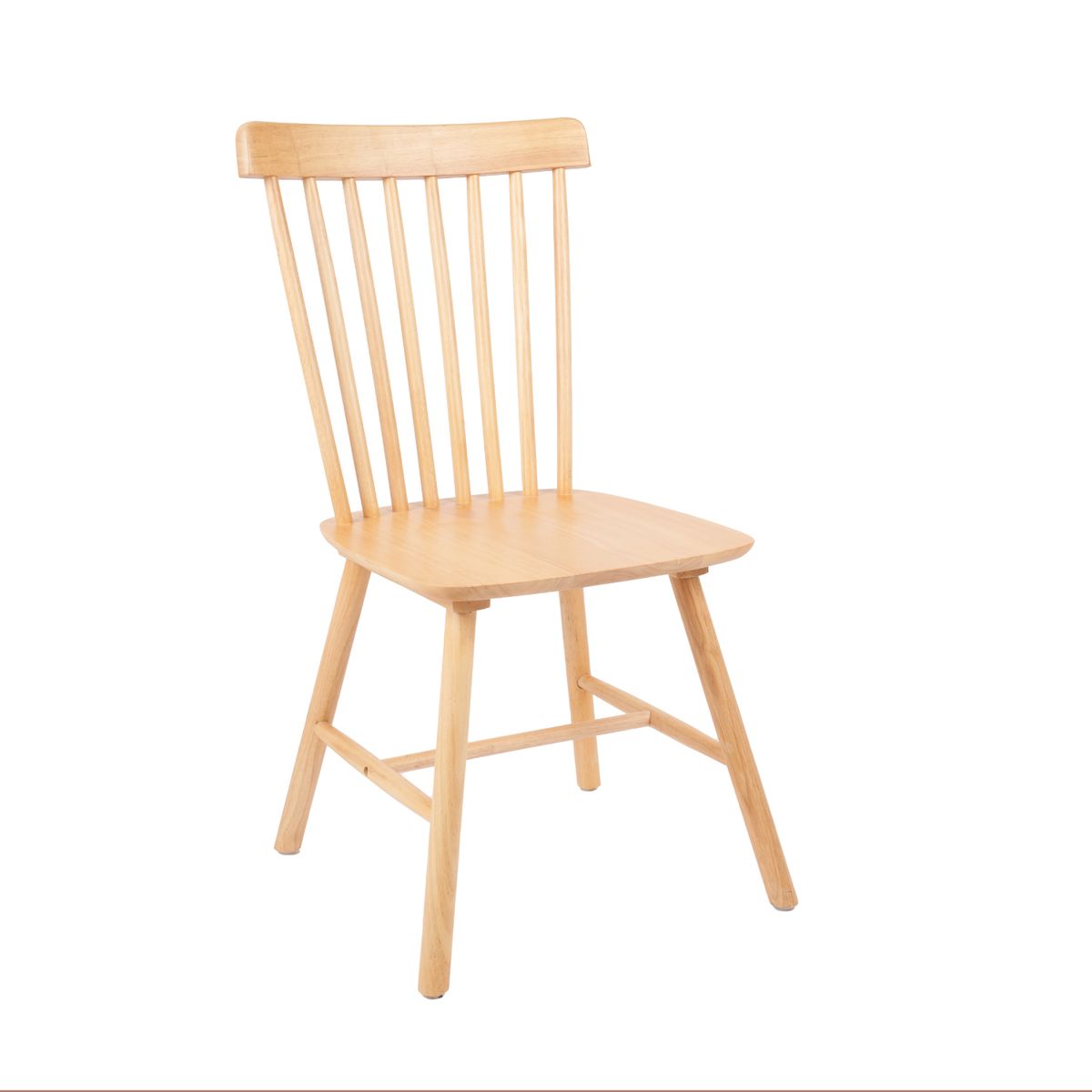 HABITA2 CHILE - Pack 6 sillas de comedor madera natural alta calidad Windsor