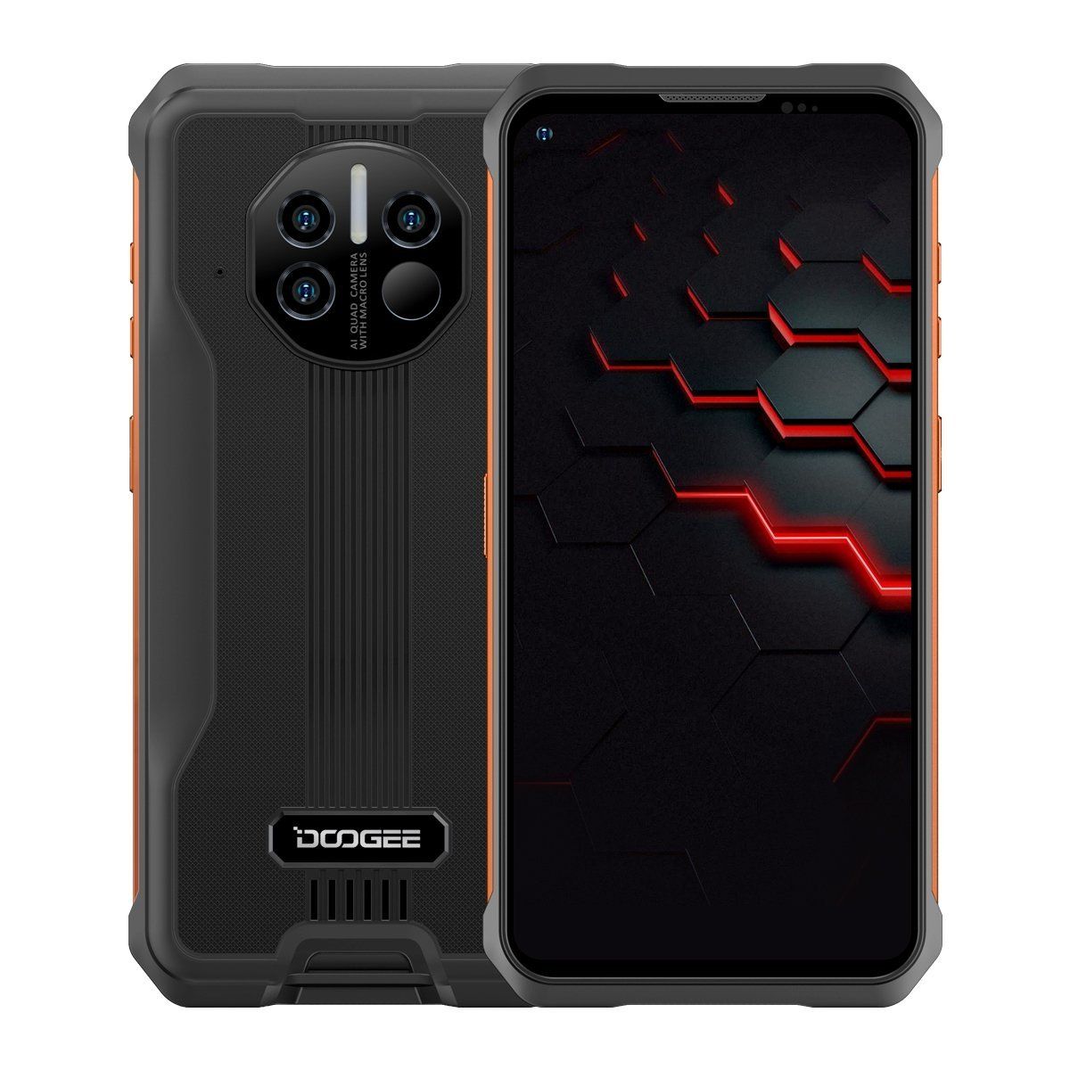 DOOGEE - Doogee V10 - Celular Indestructible Resiste Golpes Caídas Agua y Polvo - IP68 Uso Rudo Rugged