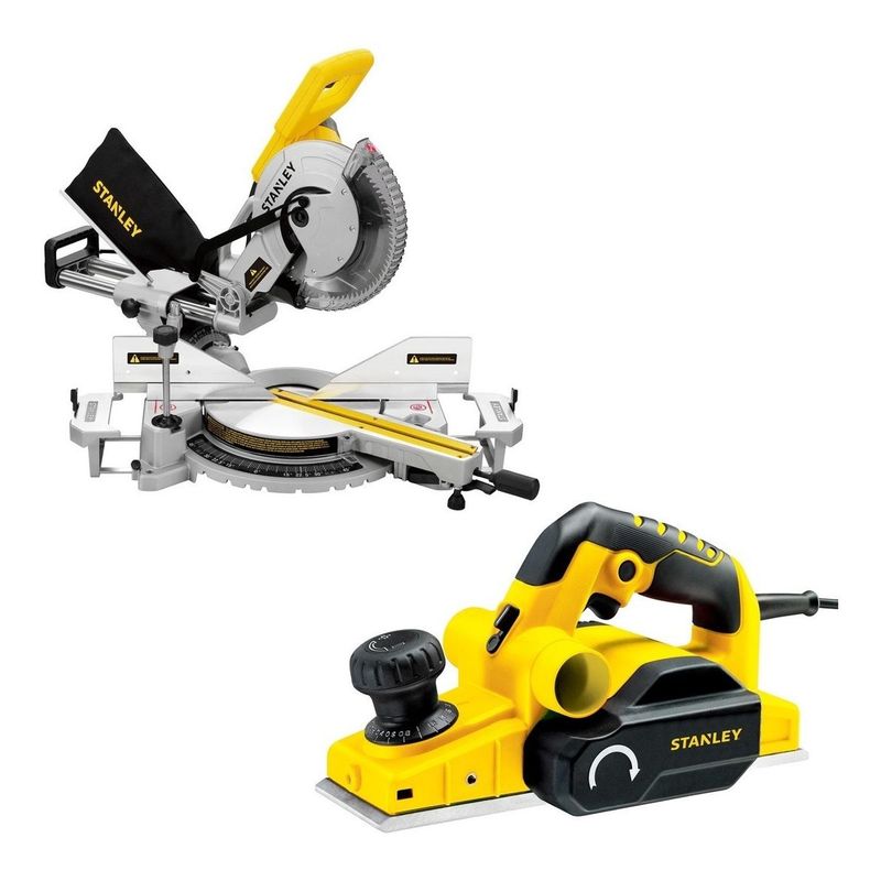 STANLEY - Ingleteadora + Cepillo Elect. Stanley Sm18-stpp7502