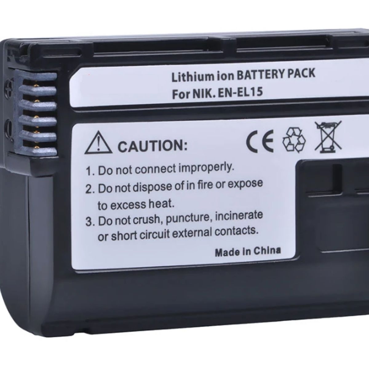 GENERICO - 3 BATERÍA EN-EL15 + CARGADOR DOBLE MH-25 ALTERNATIVO NIKON