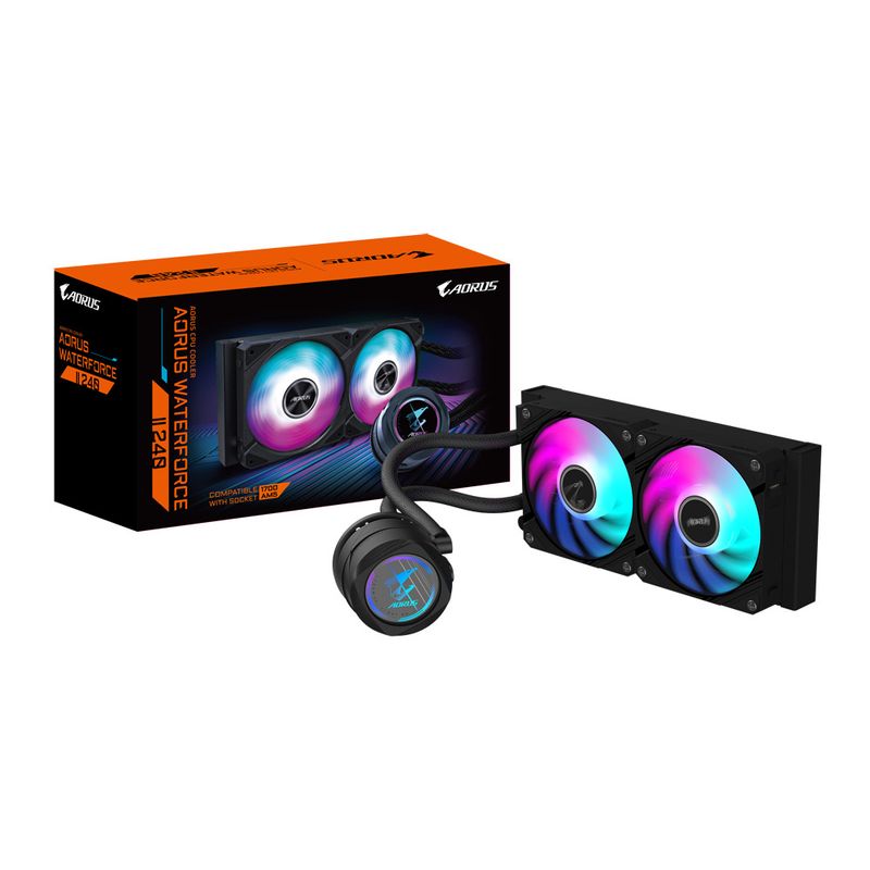 AORUS - Refrigeración Líquida Aorus Waterforce II 240 G2 ARGB, Intel/AMD, Bk