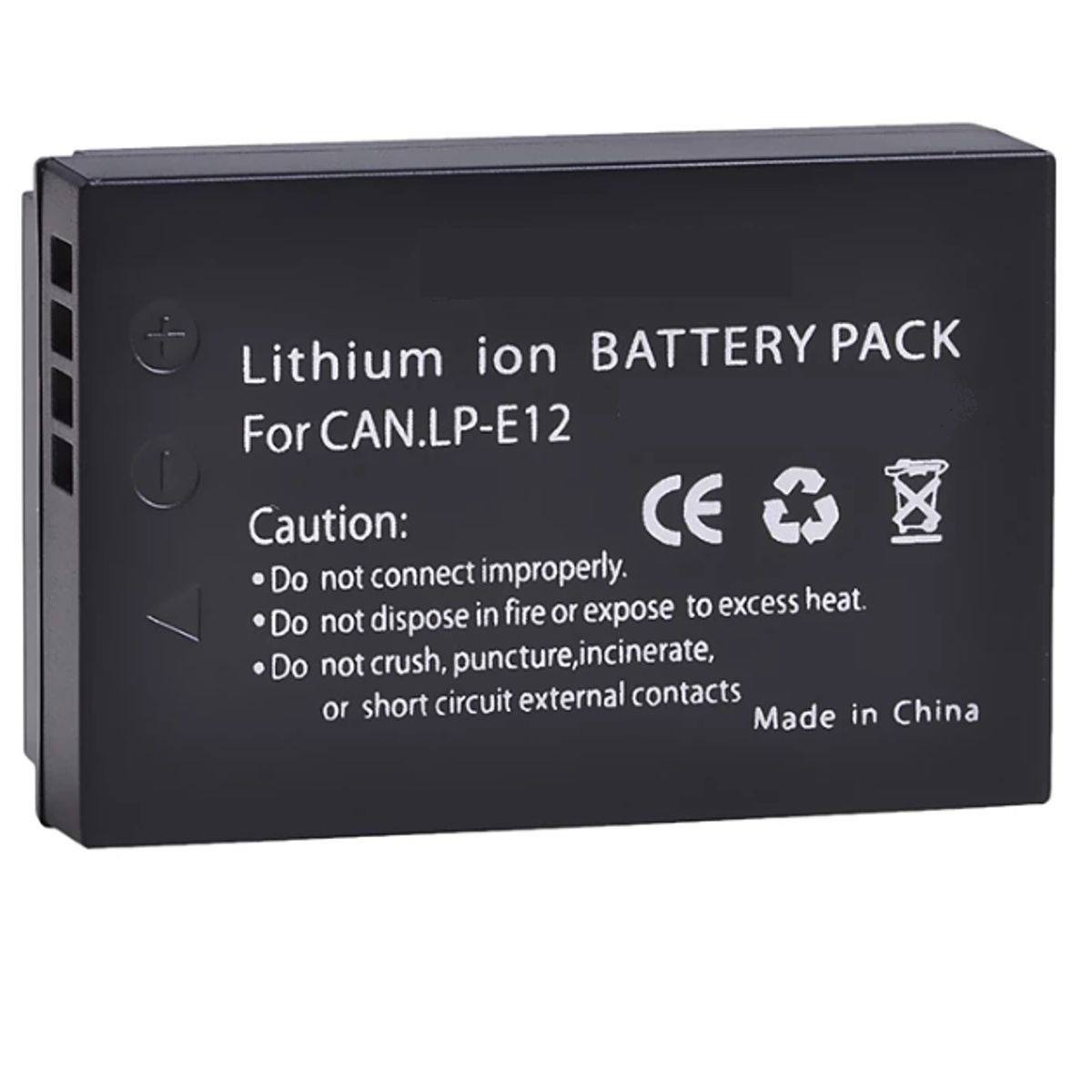 GENERICO - BATERÍA LP-E12 + CARGADOR DOBLE LC-E12 ALTERNATIVO CANON