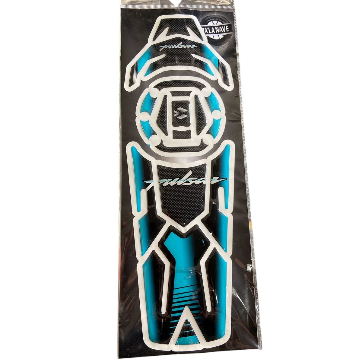 GENERICO - CALCOMANIA PARA MOTO AZUL