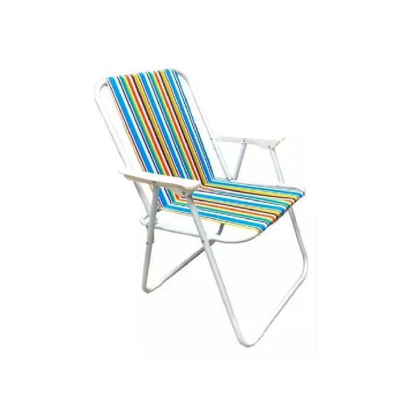 GENERICO - Silla portátil de playa plegable multicolor