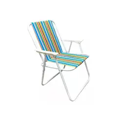 GENERICO - Silla portátil de playa plegable multicolor