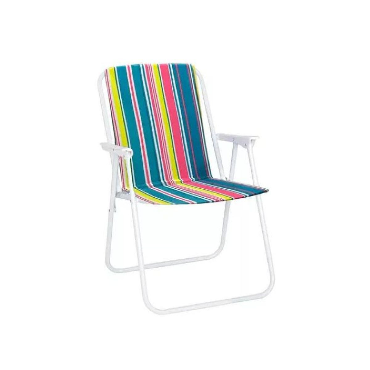GENERICO - Silla portátil de playa plegable multicolor