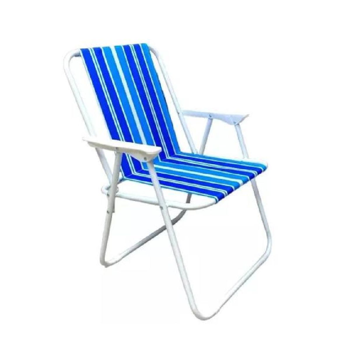 GENERICO - Silla portátil de playa plegable celeste