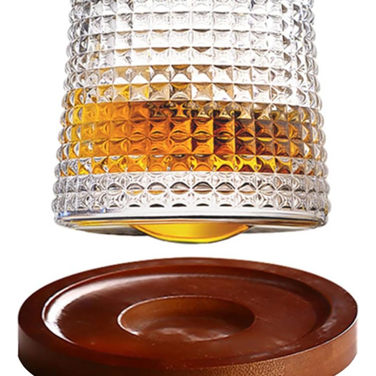 GENERICO - Copa De Whisky De Coñac Con Vaso Giratorio De 360° Fiestas