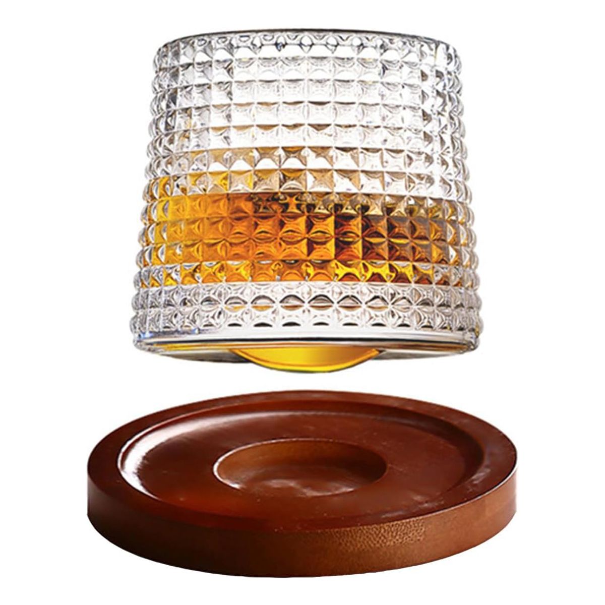 GENERICO - Copa De Whisky De Coñac Con Vaso Giratorio De 360° Fiestas