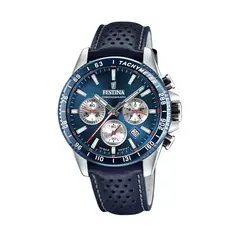FESTINA - Reloj F205612 Timeless Chronograph Azul Hombre