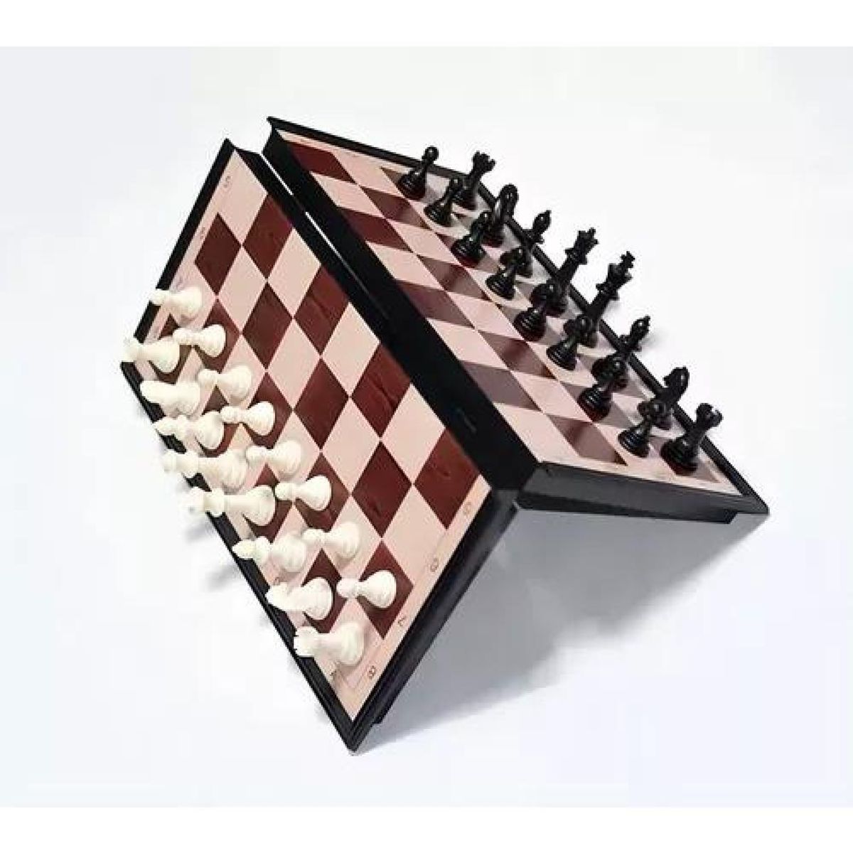 GENERICO - Tablero de ajedrez magnético juego de mesa 25x25 cm
