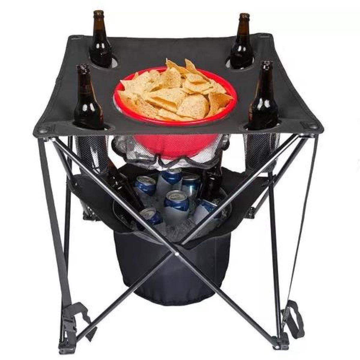 GENERICO - Mesa plegable para picnic negra