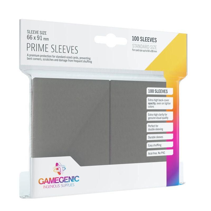 GAMEGENIC - Fundas Protectores Prime GG - Dark Grey Standard