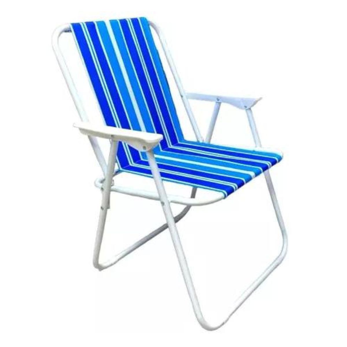 GENERICO - Silla de playa plegable celeste