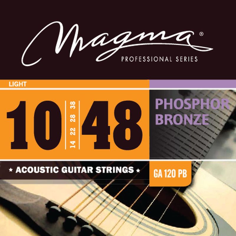 MAGMA - Cuerdas Para Guitarra Acústica Magma GA120PB 10-48