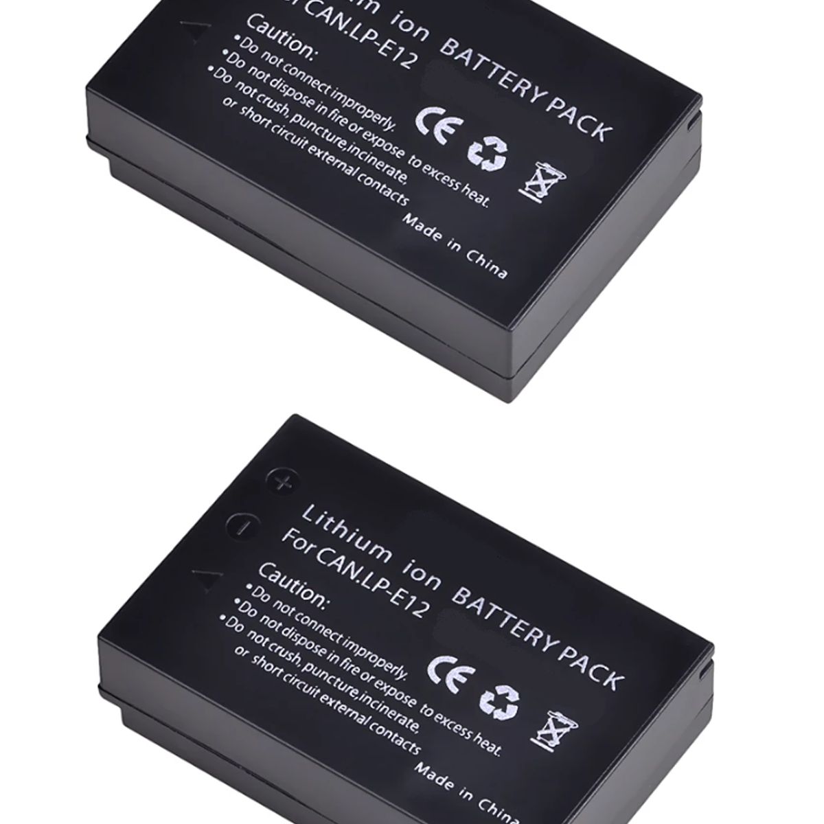 GENERICO - 2 BATERÍAS LP-E12 CANON ALTERNATIVA