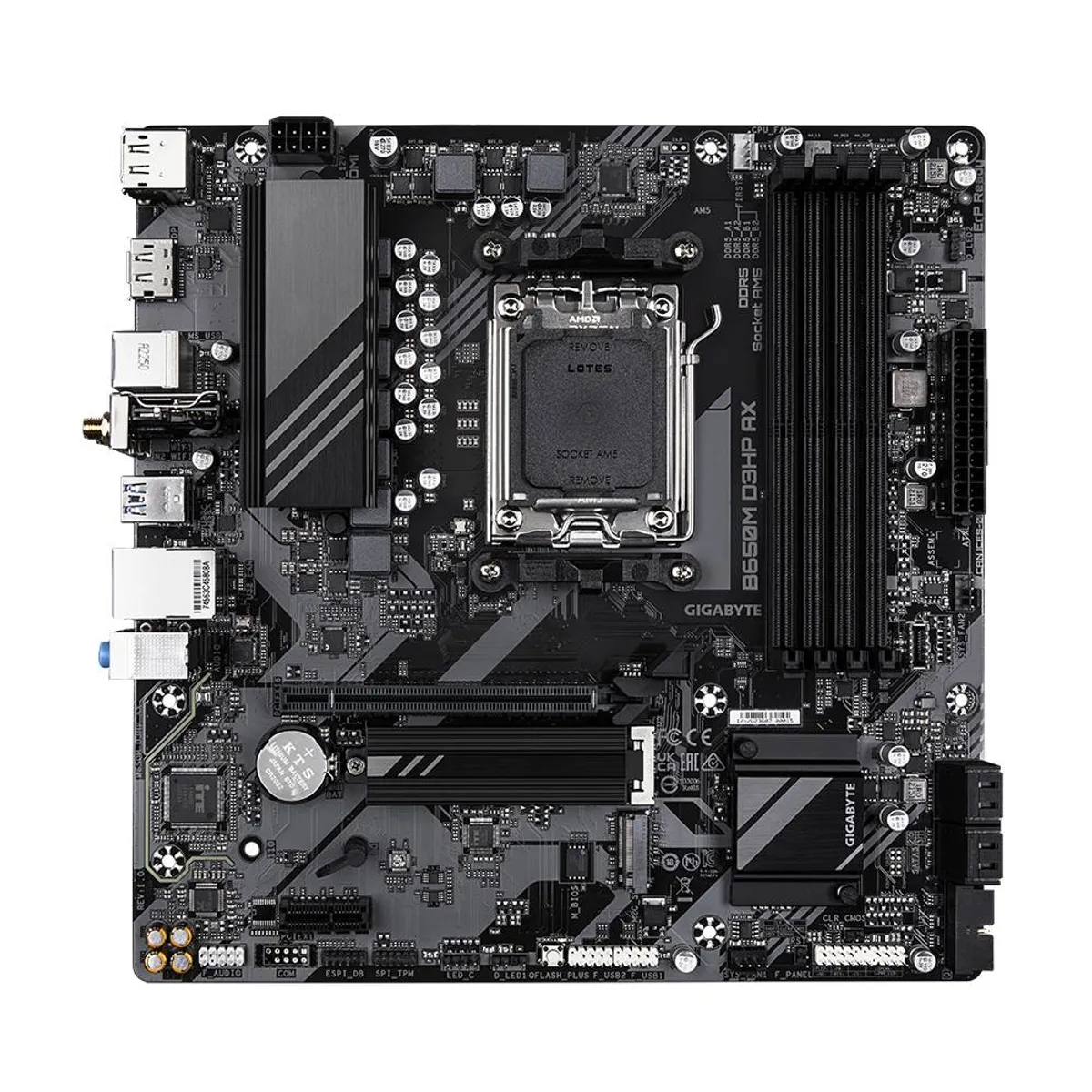 GIGABYTE - Placa Madre Gigabyte B650M D3HP AX AMD AM5 Micro-ATX DDR5 Wifi 6E