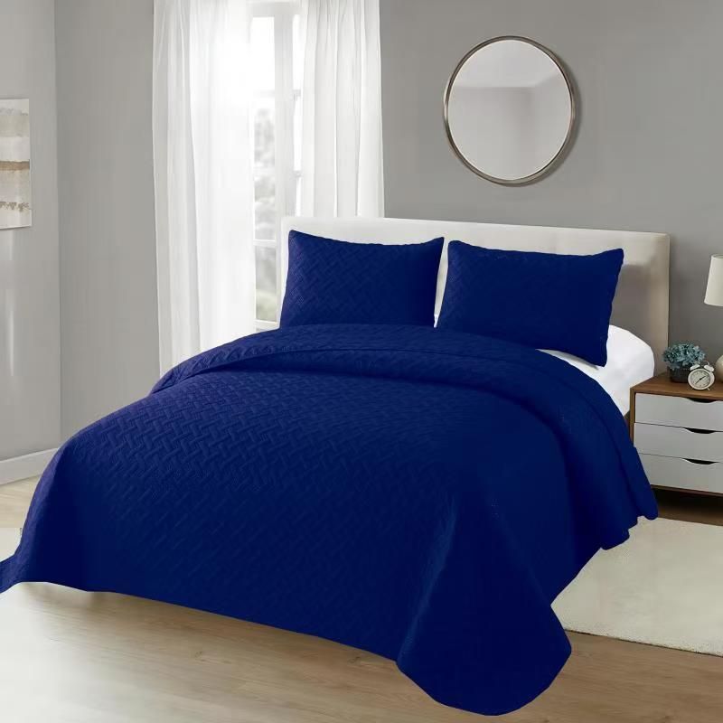 ANGELES DEL HOGAR - Cubrecama Quilt de Verano 15 Plaza Azul