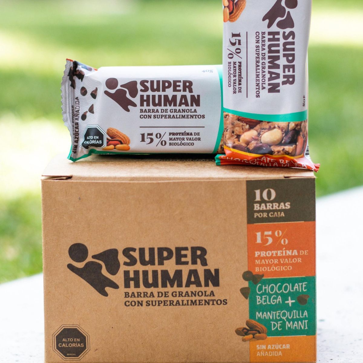 GENERICO - Barra Chocolate Belga y mantequilla de maní 40g x 10 unidades