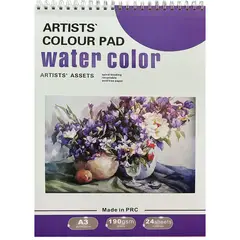 GENERICO - Croquera Para Acuarela Papel 190gr 24hjs A3 (42X29.7)